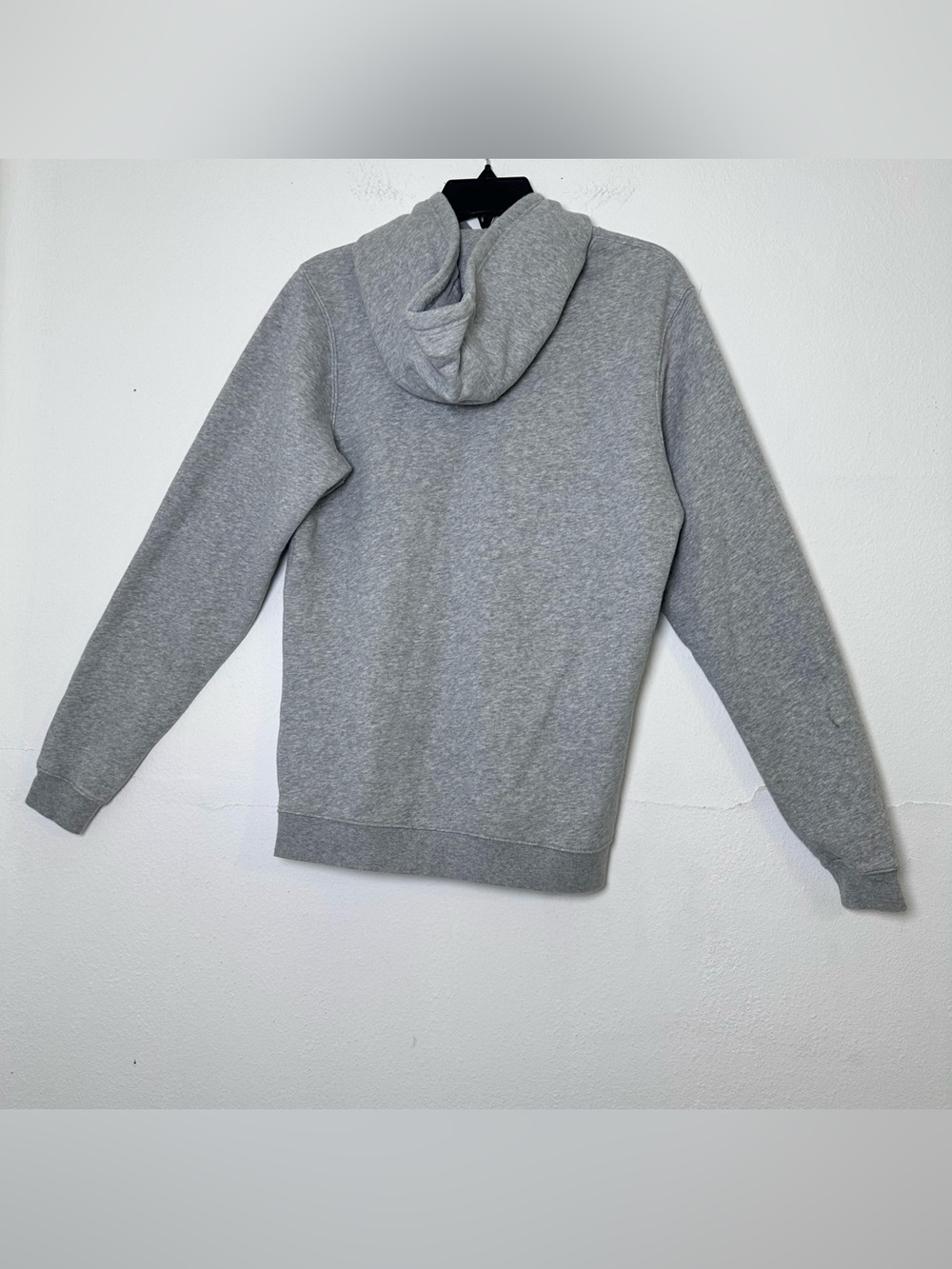Unisex Nike Gray Fleece PO Hoodie with Orange Virginia Tech Script In Size S - Picture 3 of 12